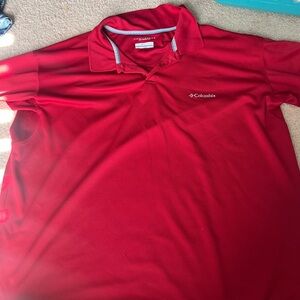 Columbia Men's Red Polo Shirt